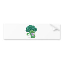 broccoli bumper sticker