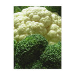Broccoli & cauliflower post card