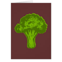 Broccoli Graphic Greeting Card