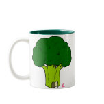 Broccoli House & the Pink Bunny Doodle Art Mug
