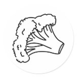 Broccoli stickers