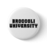 Broccoli University Pinback Button