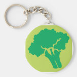Broccoli Vegetable Icon Key Chains