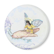 Brocken wing fridge magnets