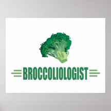 Brocoli drôle posters