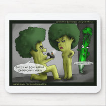 Brocolli Bride Funny Cards Tees Mugs & Gifts Mousepads