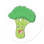Brocolli Shirt | Cute I Love Brocolli Shirt Sticker