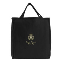 Broderie de couronne sac en toile