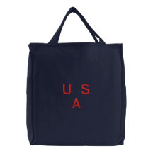 BRODERIE DE ROUGE   DES ETATS-UNIS   DE TOILE DE S