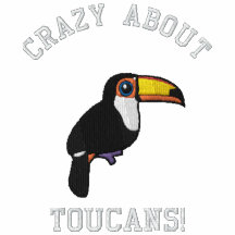 Broderie de toucan de Toco Sweatshirt À Capuche Brodé