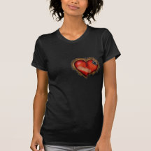 Broken and Mended Heart Girl's Dark Tee