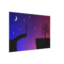 Broken Bridge Canvas Print