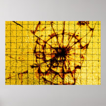 Broken glass poster