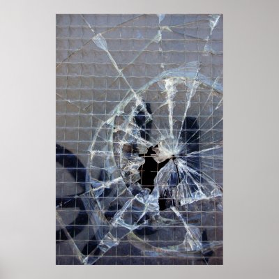 broken glass poster by sirylok