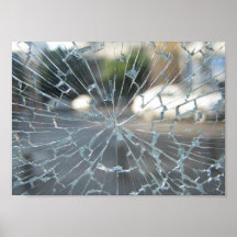Broken Glass Poster