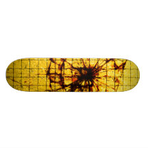 Broken glass skateboards