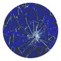 Broken glass stickers