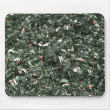 Broken green glass texture mousepads
