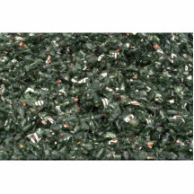 Broken green glass texture photo cut out