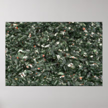 Broken green glass texture posters