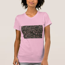 Broken green glass texture t-shirt