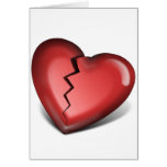 broken heart greeting cards