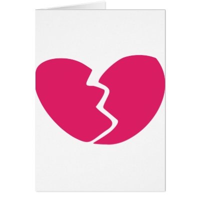 Broken Heart Cards by Thinkdifferent