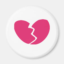 Broken Heart Magnets