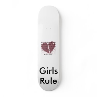 broken Hearted Girl Skateboard Decks by Kmajors09