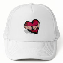Broken Hearted Mesh Hat