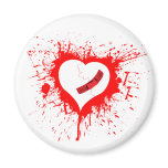 Broken Hearted Refrigerator Magnets