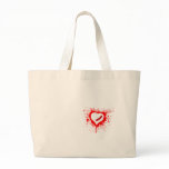 Broken Hearted Small - Emo Alternative Grunge Canvas Bags