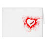 Broken Hearted Small - Emo Alternative Grunge Greeting Card