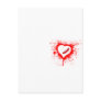 Broken Hearted Small - Emo Alternative Grunge Postcard