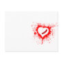Broken Hearted Small - Emo Alternative Grunge Post Card