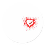 Broken Hearted Small - Emo Alternative Grunge Sticker