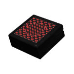 Broken hearts pattern jewelry box