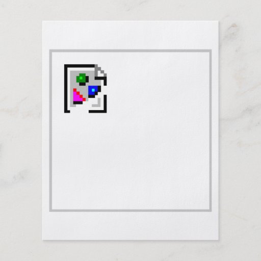 Broken Image JPG JPEG GIF PNG Personalized Flyer