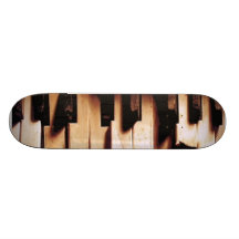 broken piano keys skate decks