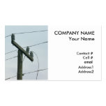broken power line business card templates