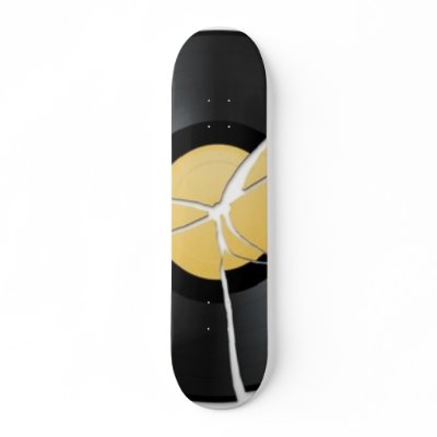 Broken Record Board Custom Skateboard by ralcoast