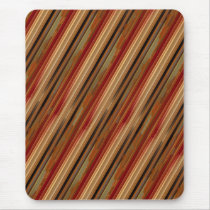 Broken Red Stripes Mousepad