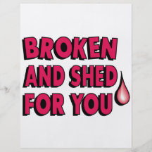 Broken & Shed For You Personalized Flyer