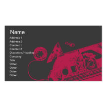 Broken Tape - Business Business Card Templates