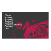 Broken Tape - Business Business Card Templates