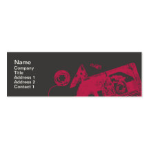 Broken Tape - Skinny Business Card Template