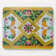 Broken Tile Mosaic Mousepad