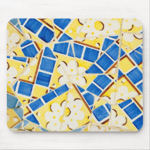 Broken Tile Mosaic Mousepads
