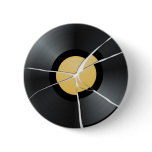 Broken Vinyl Record Pin