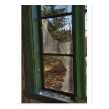 Broken window postcards